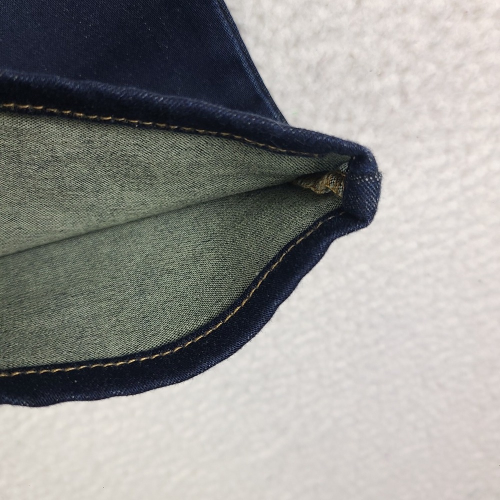 Paige Jeans‎ Womens 29 Blue Skyline Skinny Surface Dark Wash Denim HEMMED - Picture 7 of 14